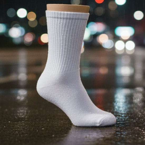 1 PAIR SOCKS PRINTED TRENDY MULTIPLE DESIGNER SOCKS (1 Pc / Mix Design)