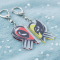 2-in-1 Best Friends Matching Acrylic Breakable Keychain