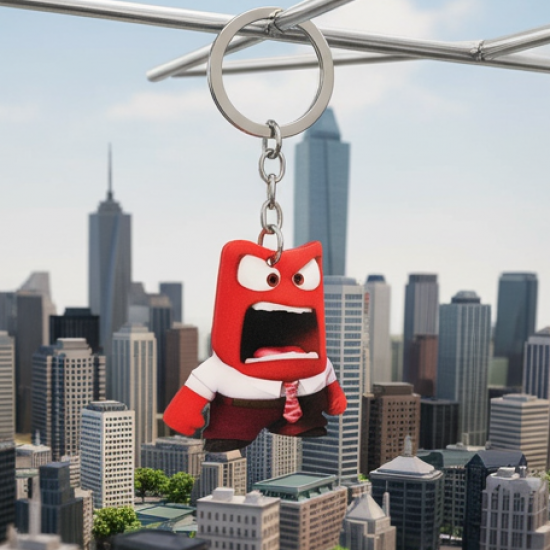 Animated Character Acrylic Keychain (1 Pc)
