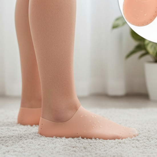 Anti Crack silicone Gel Foot Protector Moisturising Socks
