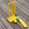 Big Cricket Kit, Cricket Set with 1 Cricket Bat, 1 Rubber Ball, Bails, 3 Stumps with Stand Base
