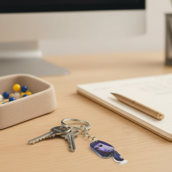 Big Size Cartoon-Themed Character Keychain (1 Pc)