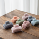 Big-Size Soft Faux Fur Hair Claw Clips (12 Pc)