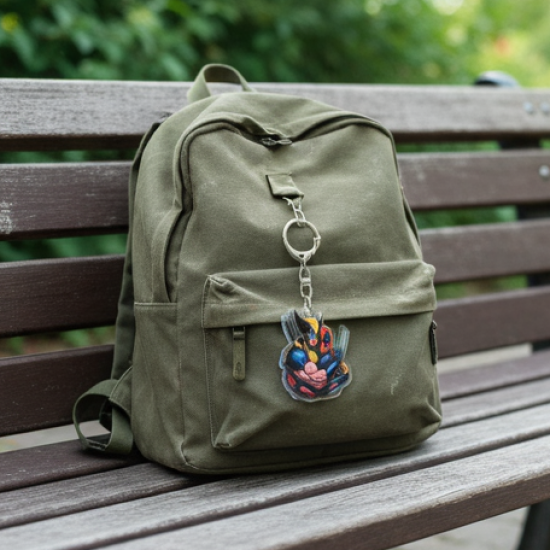 Cartoon Character Acrylic Keychain for  (1 Pc)