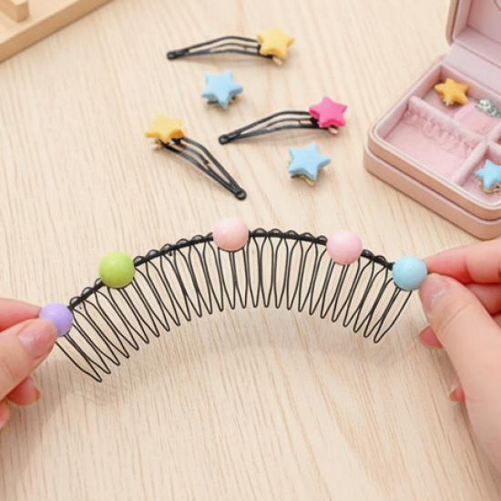 Cartoon Clip for Kids Girls Curly Hair Tidying Comb Hair Accessory for Women (1 Pc), Hair accessories