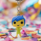 Cute Cartoon Character Keychain (1 Pc)