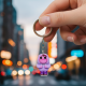 Cute Cartoon Character Keychain (1 Pc)
