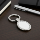 Elegant Oval Shape Metal Keychain for Personal Use