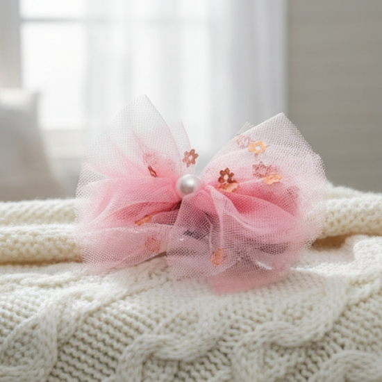 Hair Bow Knot Clip Suitable For Girls (1 Pc), Hair accessories