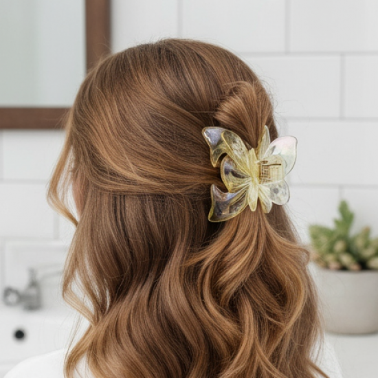 Hair Clamp Grip, Simple Matte Hair Barrette Clamp Charming Decoration Hair Fixation Decorative for Face Washing, Hair accessories