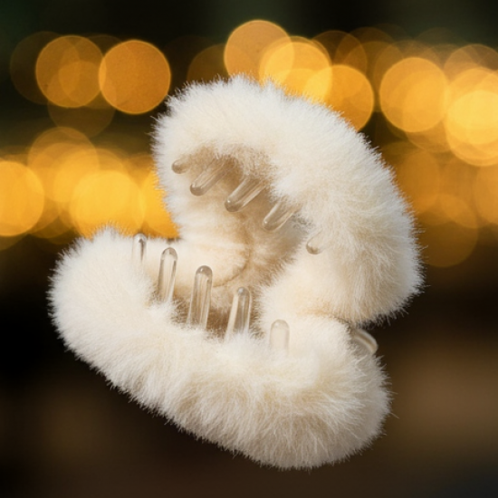 Hair Claw Clips, Plastic Fluffy Hair Claw Hair (1 Pc), Hair accessories