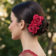 Hair Clip Red Rose Bridal Hair Pins Rose (12 Pcs Set / Red Color Only), Hair accessories