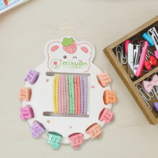 Hair Clips & Hairband for Girls Kids Hair Accessories (22 Pcs Set / Mix Design)