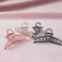 Hair Clutcher Clips (Mix Design, Multicolor / 12 Pc)