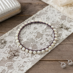 Hairband Pearls Fancy Party Hairband  (1 Pc / Mix Design), Hair accessories