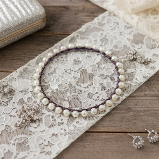 Hairband Pearls Fancy Party Hairband  (1 Pc / Mix Design), Hair accessories