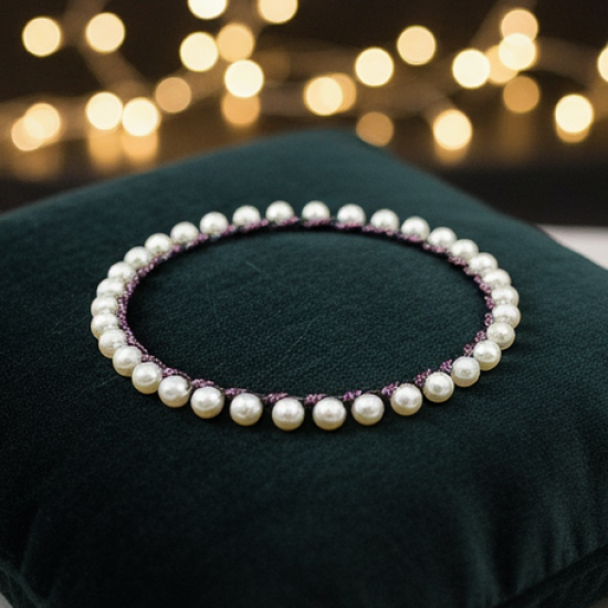 Hairband Pearls Fancy Party Hairband  (1 Pc / Mix Design), Hair accessories