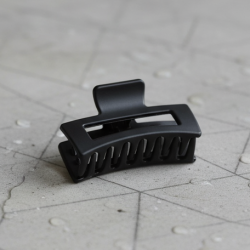 Matte Finish Rectangle Hair Claw Clip for Women and Girls – Assorted Color Pack – 1 Pc