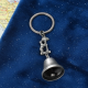 Metal Small Temple Bell Keychain, Motorcycle Bell Keychain (1 Pc / Mix Color)