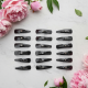 Metal Tik Tak Hair Clips (12 Pcs Set), Hair accessories