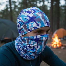 Multifunctional Unisex Neck Gaiter Headband for Dust & Sun Protection Headwear (Multicolor)