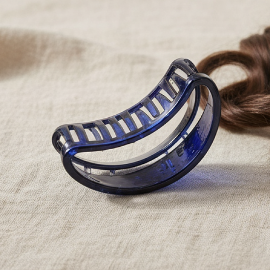 Plastic Hair Clamp Grip, Simple Matte Hair Barrette Clamp (1 Pc)