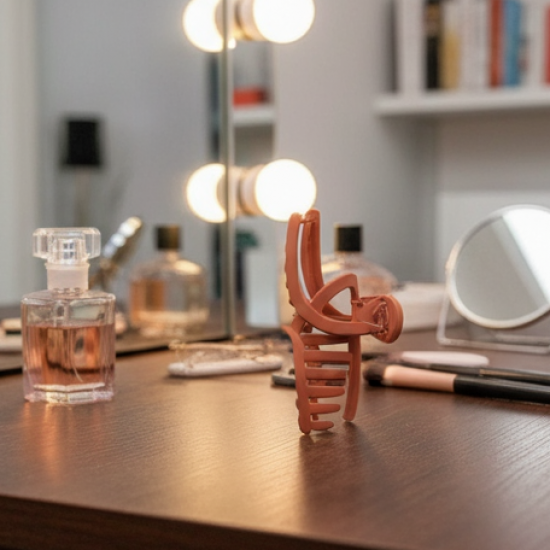 Plastic Hair Claw Clips Strong Clips (1 Pc / Mix Design & Color), Hair accessories