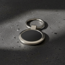 Premium Round Shape Metal Keychain (1 Pc)