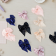 Premium Satin Bow Hair Clip Set for Girls and Women (10 Pc)