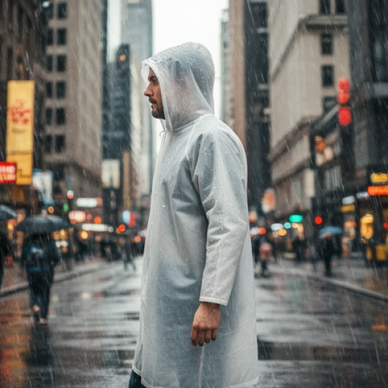 Raincoat Protect Body Arms Legs, Waterproof Reusable Rain Suit for Outdoor Accessory (1pc)