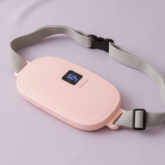 Rechargeable Smart Warm Palace Belt, Period Massager (1 Pc)