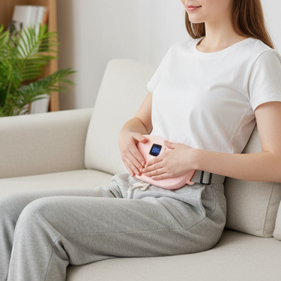 Rechargeable Smart Warm Palace Belt, Period Massager (1 Pc)