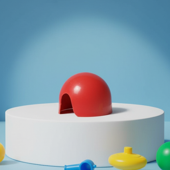 Small Plastic Joker Clown Nose toy (1 Pc / Mix Color & Design)