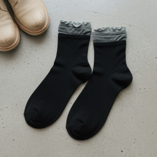 Socks Breathable Thickened Classic Simple Soft Skin Friendly