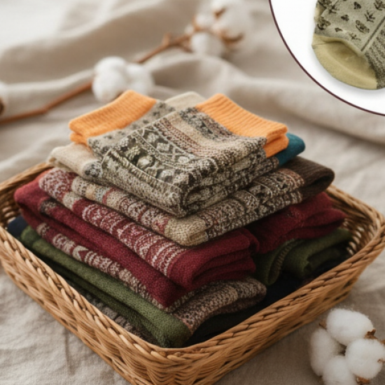 Socks Breathable Thickened Classic Simple Soft Skin Friendly