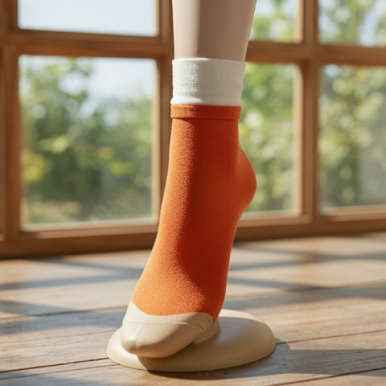 Socks Breathable Thickened Classic Simple Soft Skin Friendly (1Pair)