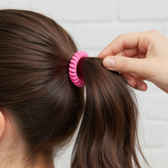 Telephone Wire Hair bands Pack of 100 Pcs, Hair accessories