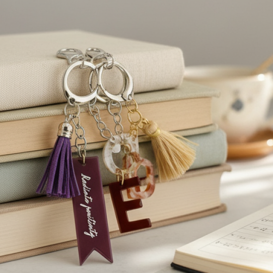 Trendy Designer Assorted Keychains (Mix Design / 1 Pc)