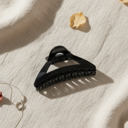 Triangle Shape Mix Color Plastic Hair Claw Clip – 1 Pc Durable Grip for Women and Girls