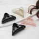 Triangle Shape Mix Color Plastic Hair Claw Clip – 12 Pc Durable Grip for Women and Girls