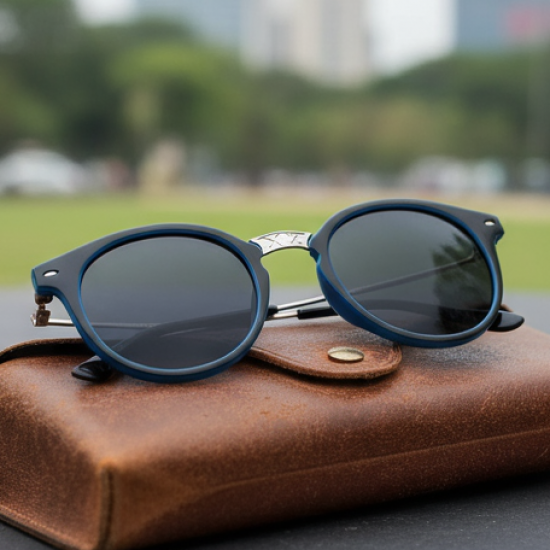 UV Protected Round Sunglasses, classic Sunglasses for Men & Women, Lightweight