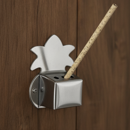 Wall-Mount Metal Incense Stick Holders (3 Pc)