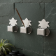 Wall-Mount Metal Incense Stick Holders (3 Pc)