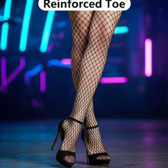 Women's / Girls's High Waist Pantyhose Tights Fishnet Stockings Broad Mesh Net Style (1 Pc)