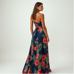 Halter Neck Tropical Holiday Sundress