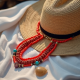 Multi-Strand Beaded Statement Anklet