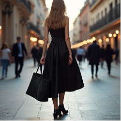 Women's Sculptural Wrap Skirt