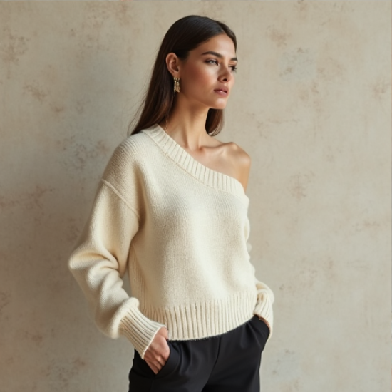 Cold Shoulder Sweater