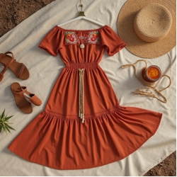 Women's Off-Shoulder Summer Dress
