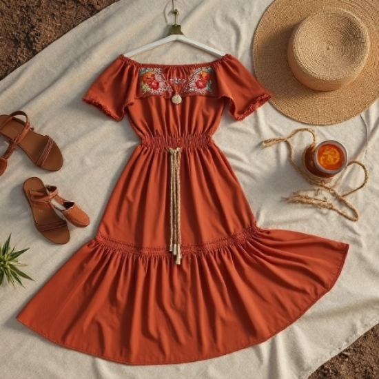 Women's Off-Shoulder Summer Dress